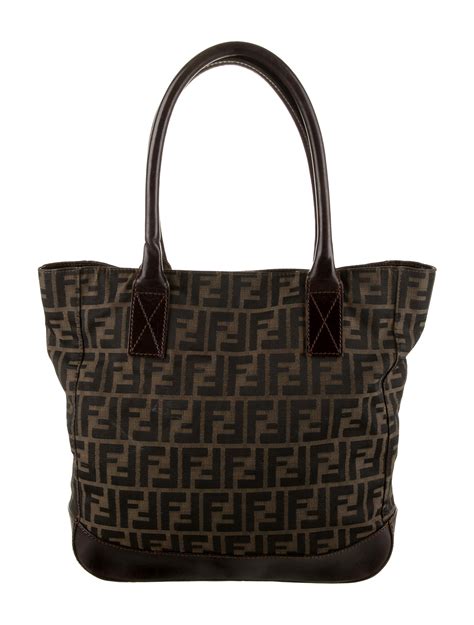 fendi tote canvas bag